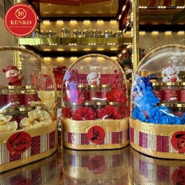 Giỏ quà Tết KENKO 10 hũ yến chưng đặc biệt